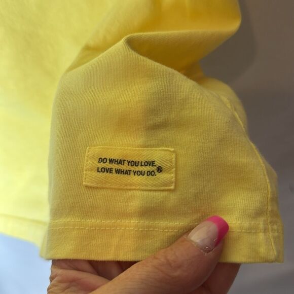 Life Is Good “Zero Tasking” Dog Hammock Yellow Crusher Tee with Palm Graphic XL. - Picture 6 of 7